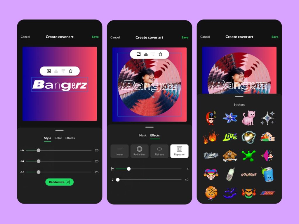 Spotify testa ferramenta para criar capas de playlists