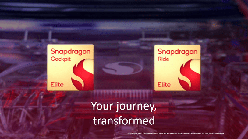 Qualcomm corre à frente na evolução dos veículos definidos por software com as novas plataformas Snapdragon Cockpit Elite e Snapdragon Ride Elite