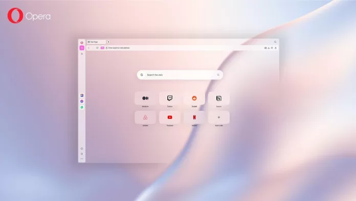 Com recursos de IA Opera anuncia nova versão do seu navegador