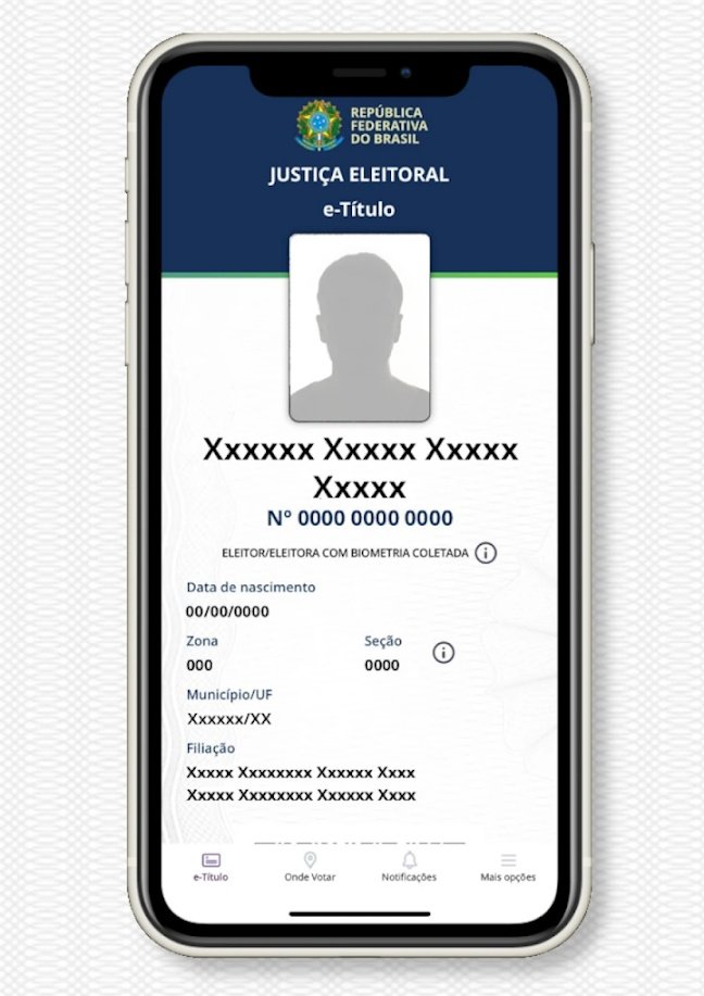 O app e-Título substitui o título de eleitor impresso. (Imagem: Google Play Store/Reprodução)
