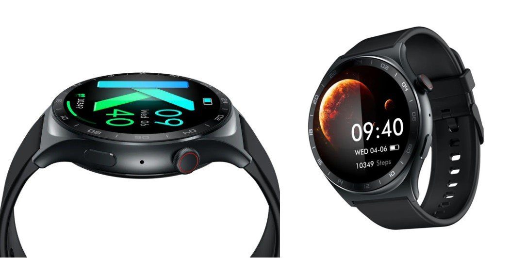 O XWatch 3 WE por diferentes ângulos. (Imagem: Infinix/Divulgação)