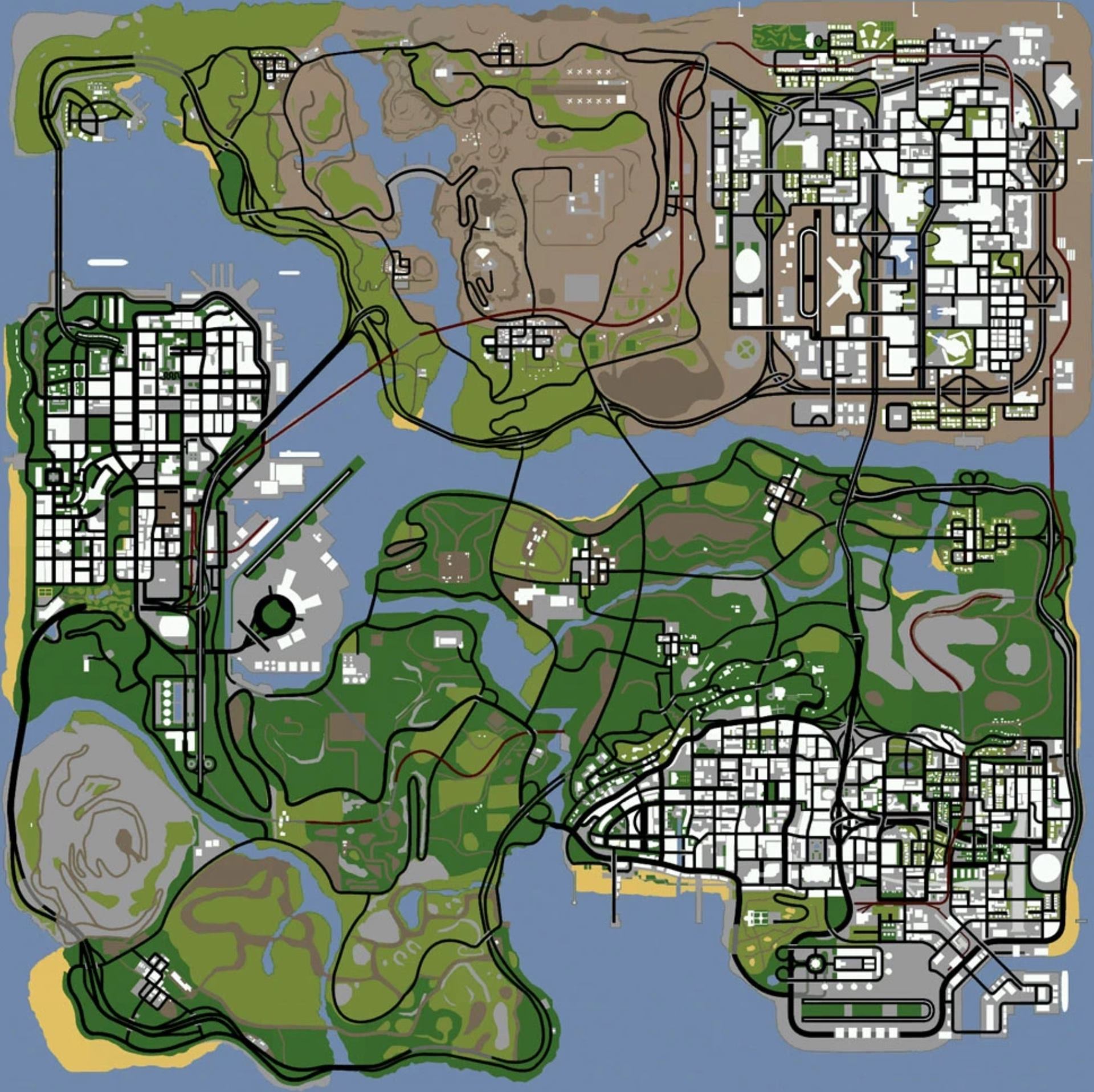 Mapa de GTA San Andreas seria bem diferente, segundo Obbe Vermeij.