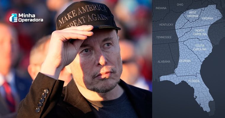 Elon Musk usando um boné 