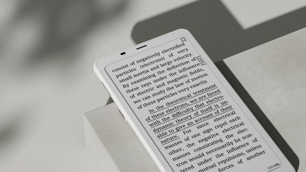 Modo de leitura de e-books do Palma 2 (imagem: divulgação/Boox)