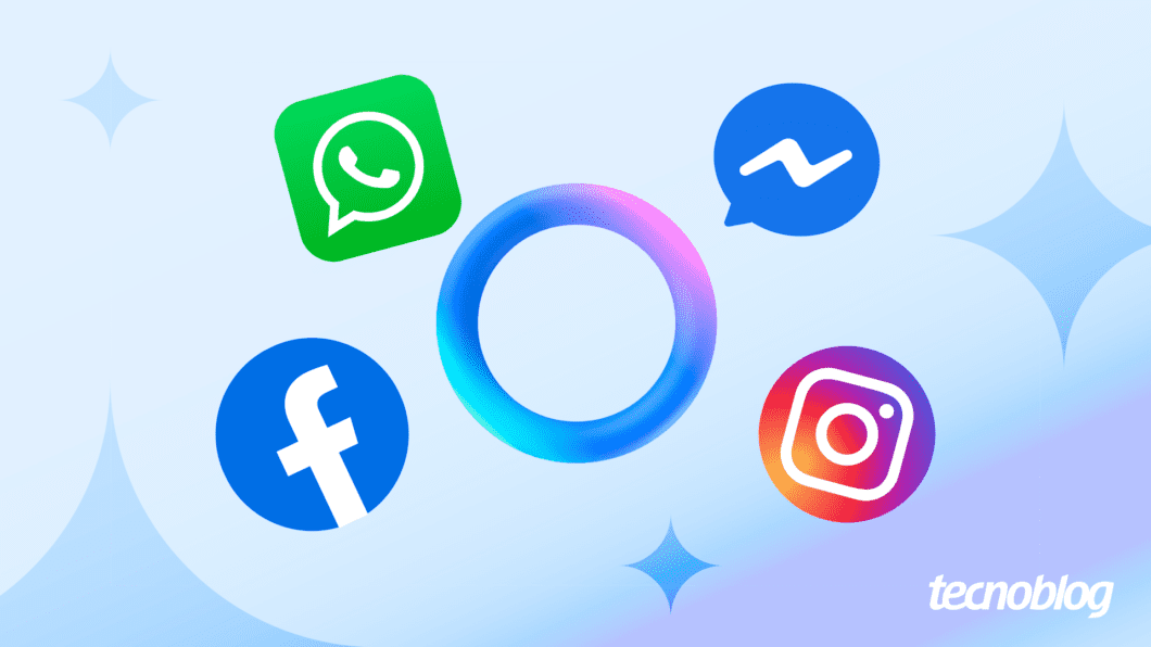 Meta AI funciona no WhatsApp, Messenger, Instagram e Facebook (imagem: ilustração/Vitor Pádua)