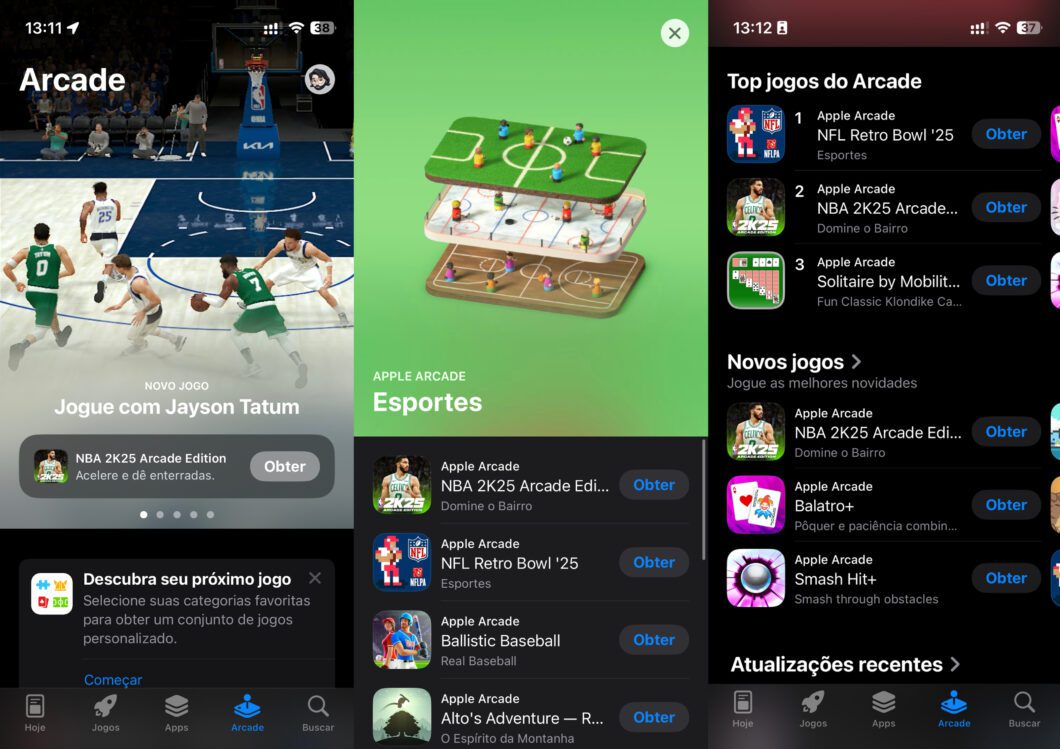 Apple Arcade é serviço de assinatura de jogos da big tech e não seria substituído pelo hub (Imagem: Divulgação/Apple)