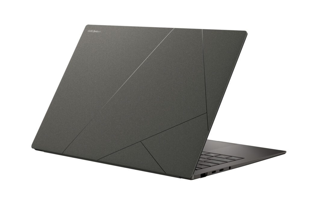 Tampa do Asus Zenbook S 16 é fabricada com material Ceraluminium (Imagem: Divulgação/Asus)