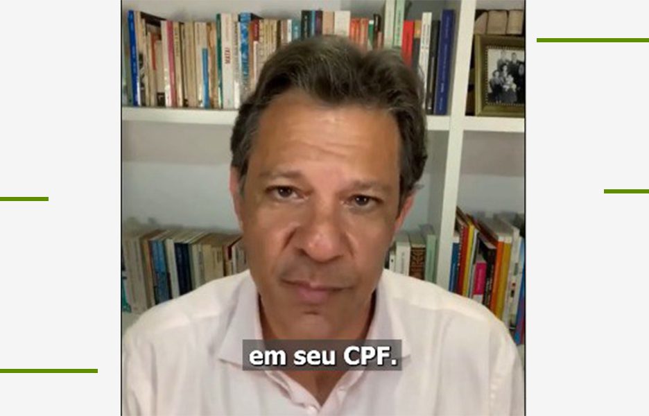 AGU notifica Meta por deepfake de Haddad