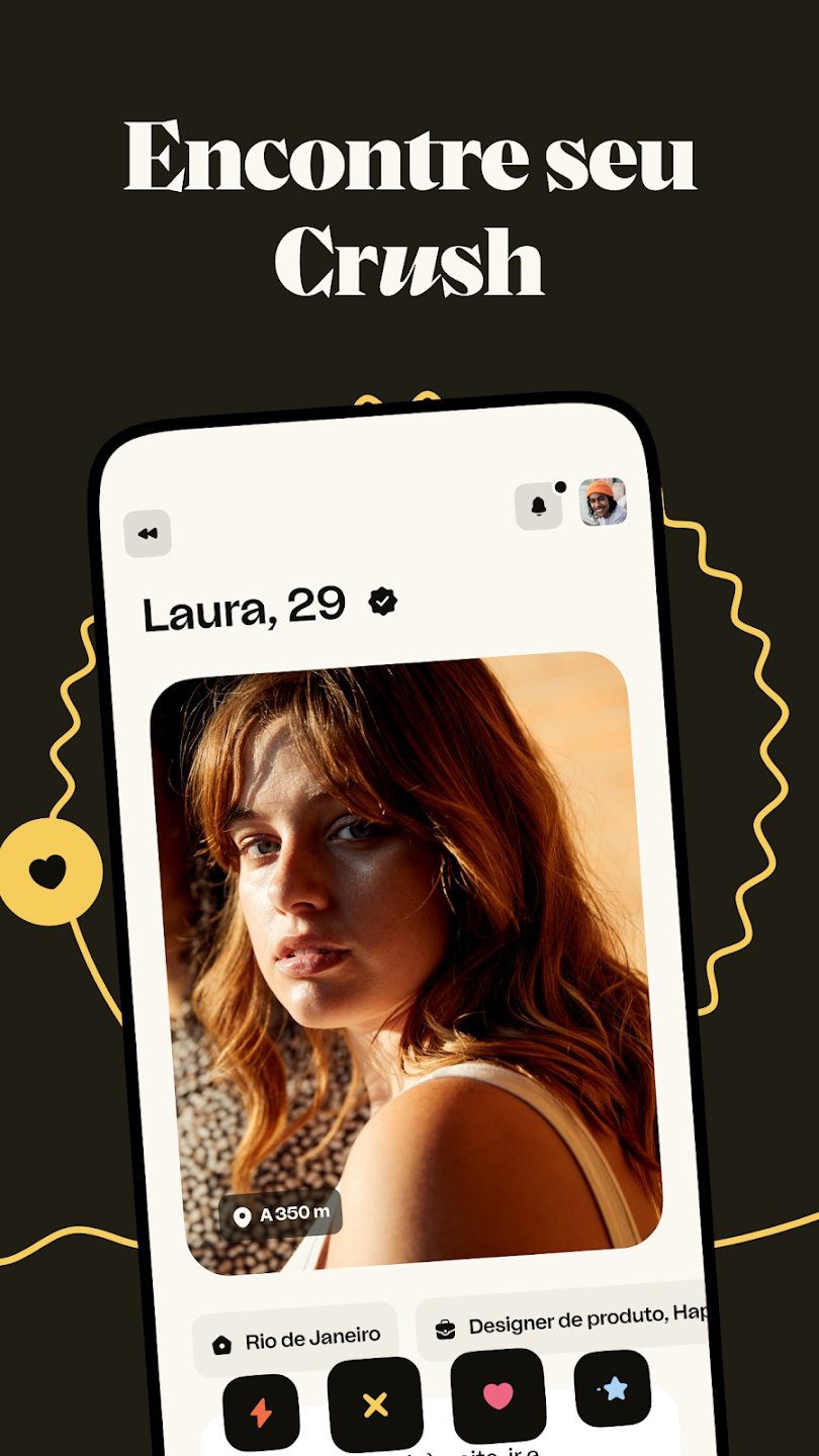 O Happn só deixa você encontrar pessoas que passaram pelos mesmos lugares que você. (Fonte: Happn/Divulgação)