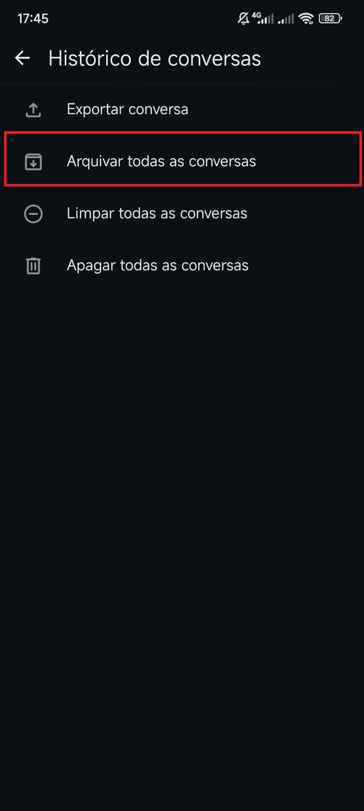 Clique em 