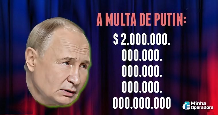 A multa de Putin para o Google