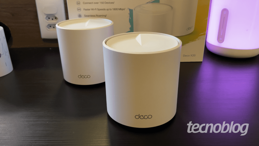 Roteador Wi-Fi Mesh TP-Link Deco X20, com Wi-Fi 6