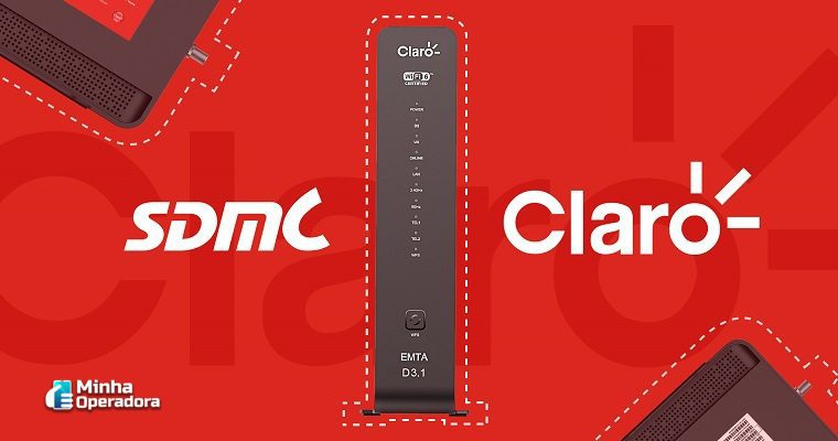 Claro apresenta novo modem coaxial com Wi-Fi 6 e porta de 2,5 Gbps