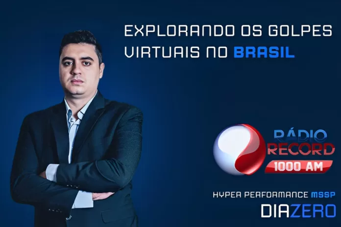 CEO da Diazero Security alerta sobre golpes virtuais em entrevista à Rádio Record