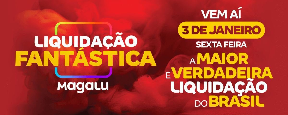 Imagem de: Liquidação Fantástica da Magalu traz notebook, ar-condicionado, eletroportáteis e mais com até 80% OFF 