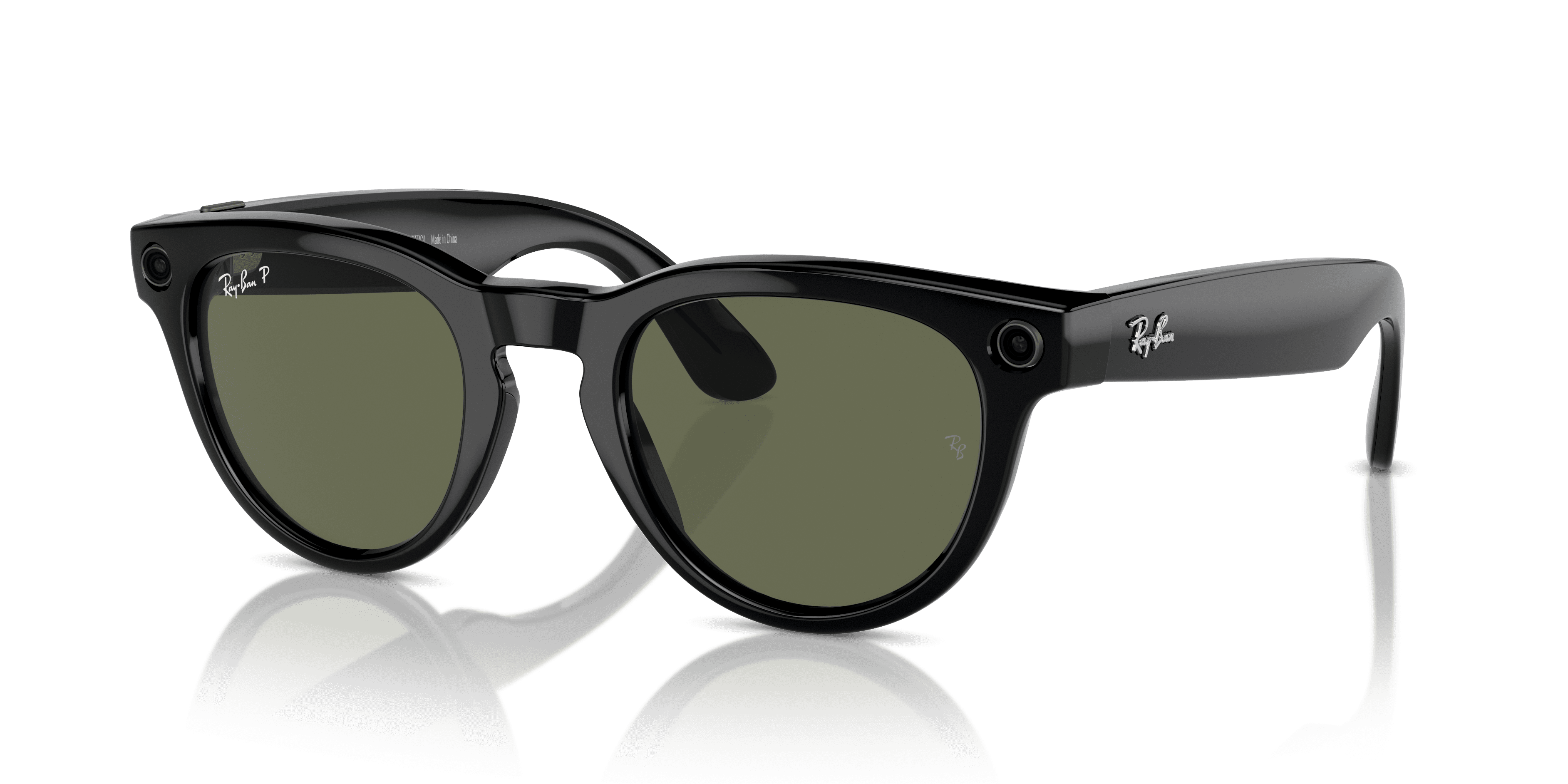 Ray-Ban 0RW4009 RAY-BAN | META HEADLINER Shiny Black Electronics_Quarter