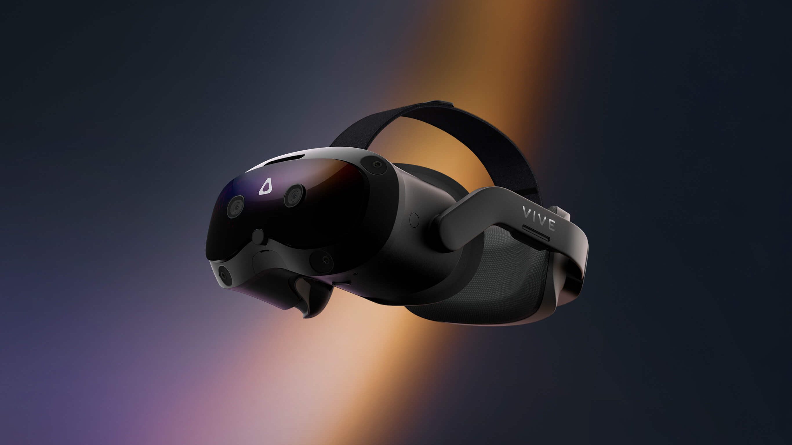 Headset de realidade virtual preto