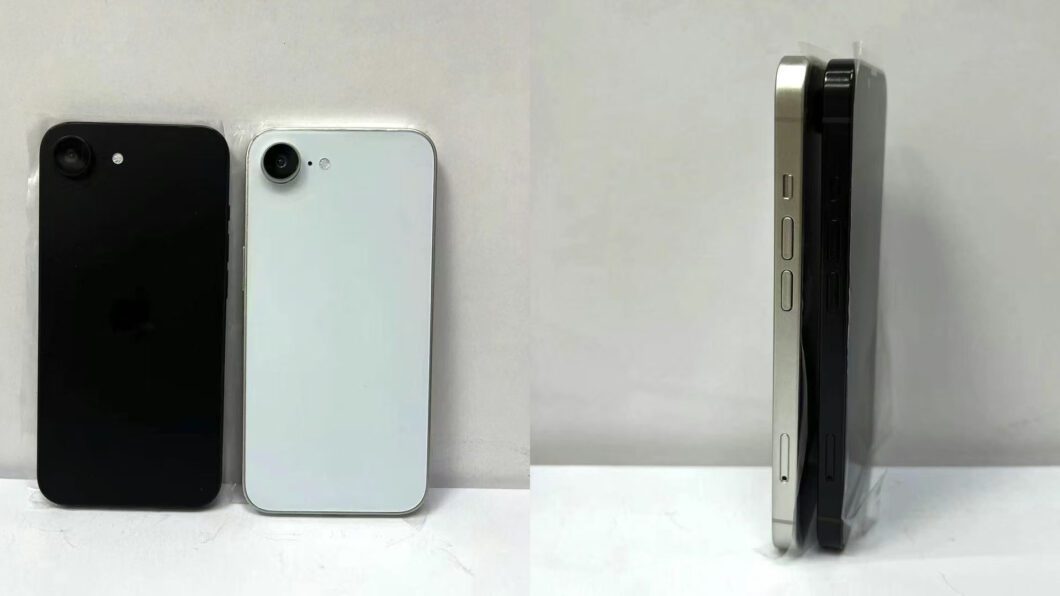 Celular preto e celular branco colocados lado a lado (Imagem: Reprodução/Sonny Dickson)