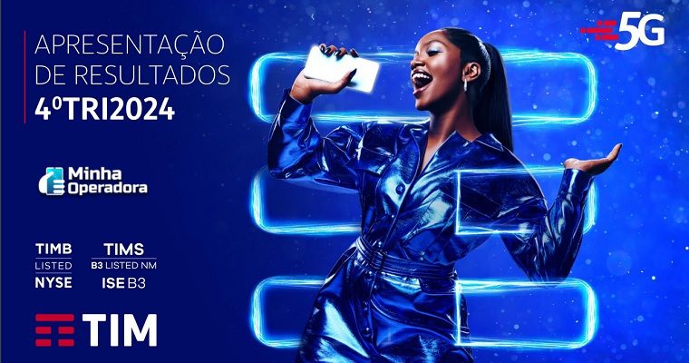 Lucro da TIM cresce 17,1% e alcança R$ 3,2 bilhões em 2024
