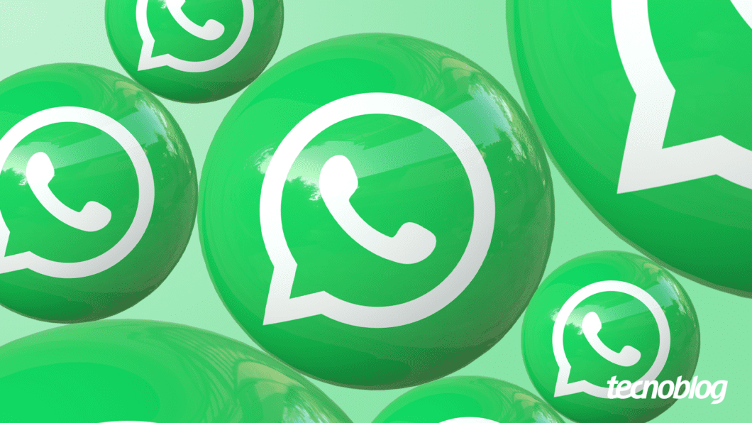 Arte com o logo do WhatsApp