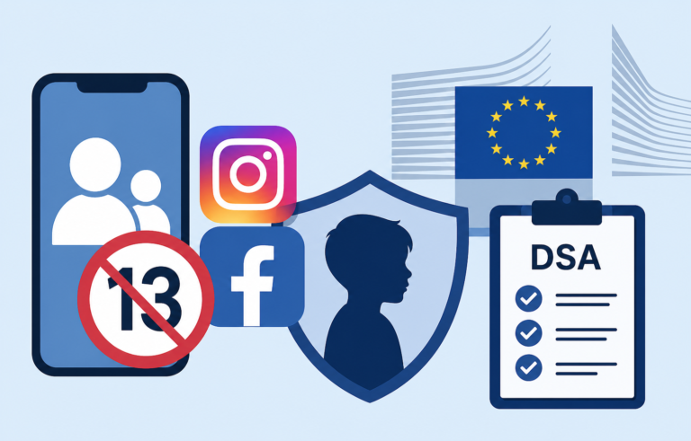 Comissão Europeia aponta falhas da Meta na proteção de menores e pode aplicar multa bilionária