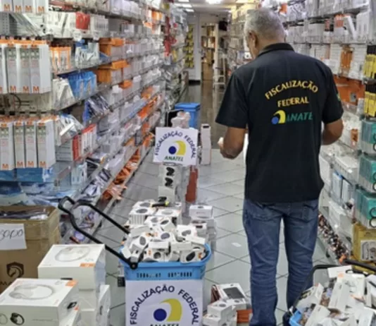 Anatel apreende 619 produtos irregulares em operação em Vitória