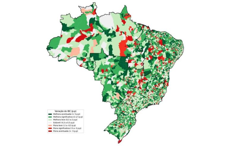 82,8% dos municípios avançam no Índice Brasileiro de Conectividade