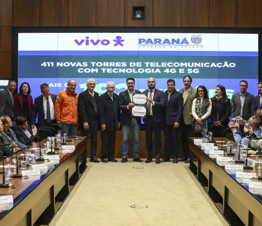Vivo investirá R$ 192 milhões para ampliar cobertura móvel no Paraná