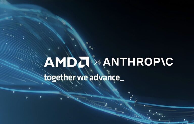 AMD investirá US$ 5 bilhões na Anthropic em acordo de 2 GW em GPUs